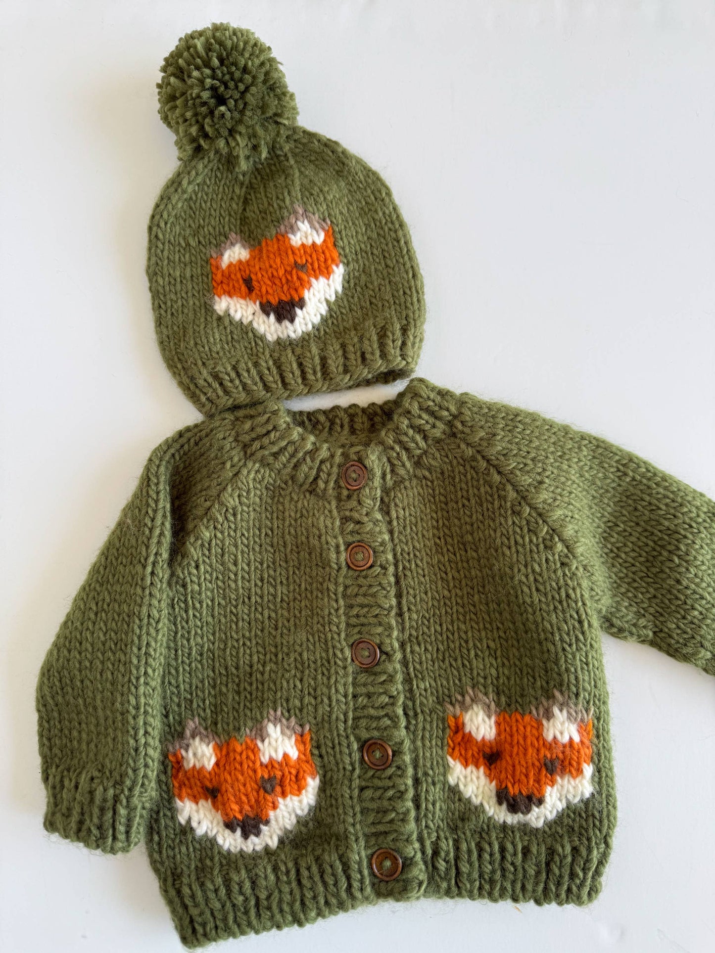 Figgy Friends - Fox Cardigan Sweater Toddler