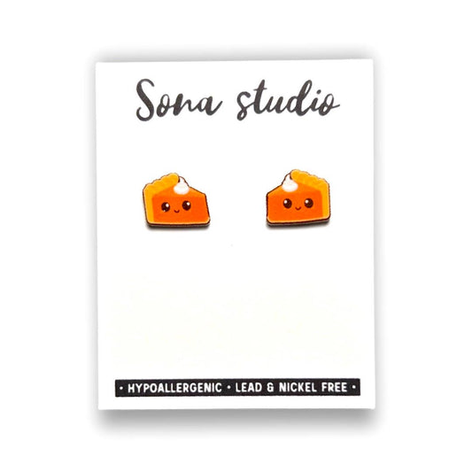 Sona Studio - Pumpkin Pie Kawaii Earrings