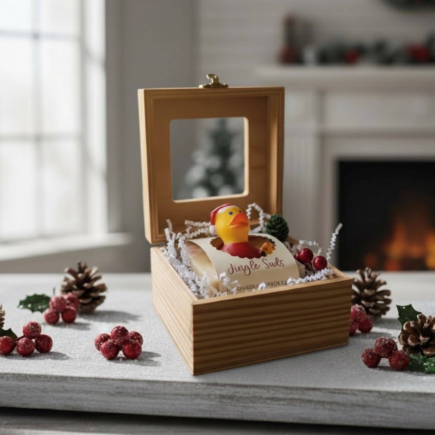 Jingle Suds Holiday Handmade Soap Bar for Kids SEASONAL