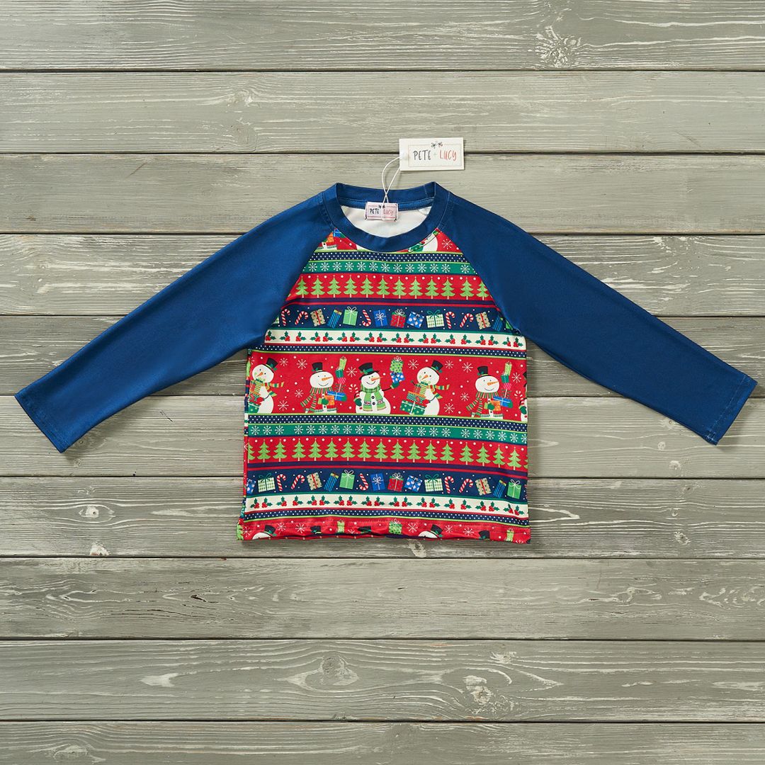 2T Festive Frosty - Boy Top