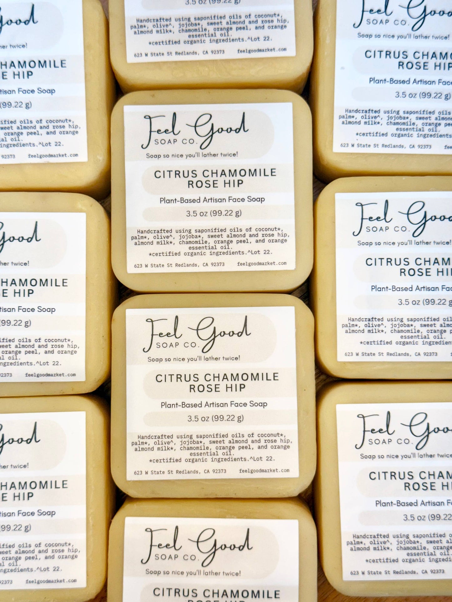 Mamas Handmade Sudsy Soaps - Citrus, Rose Hip & Chamomile Face Soap