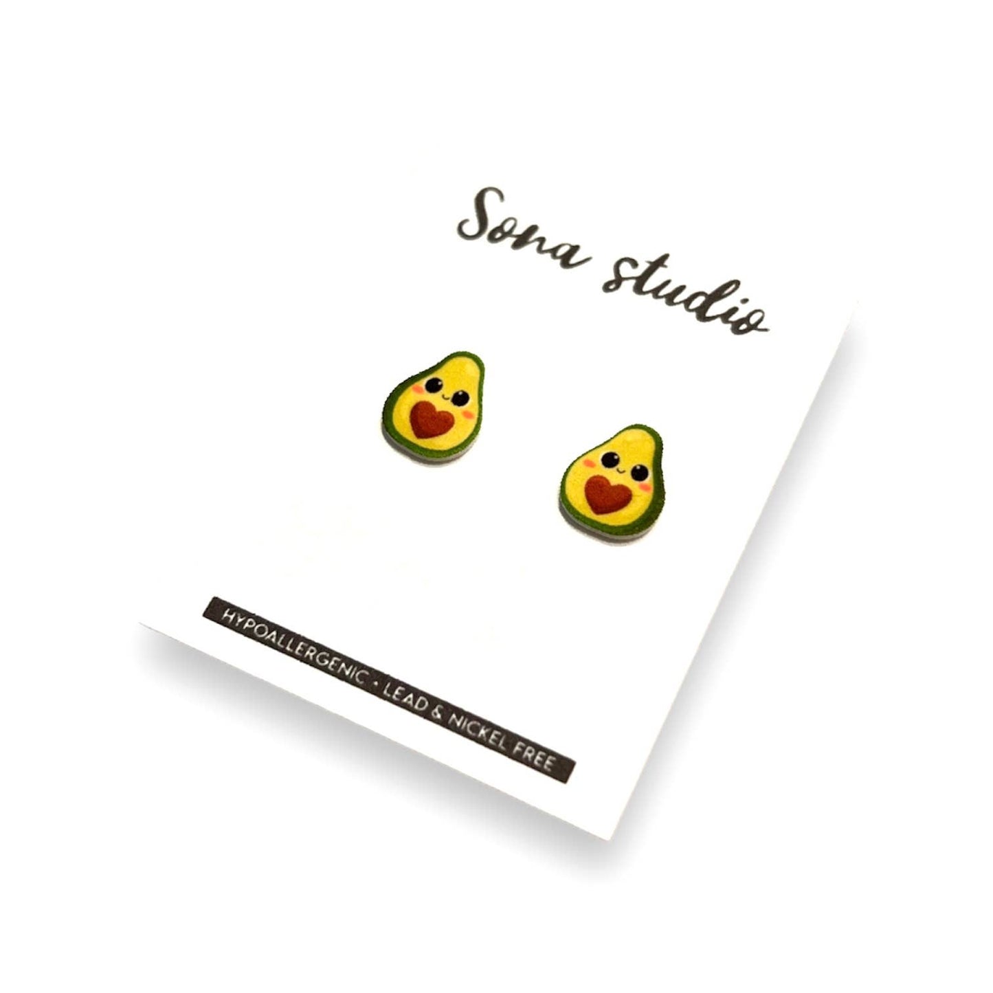 Sona Studio - Avocado Cutie Earrings