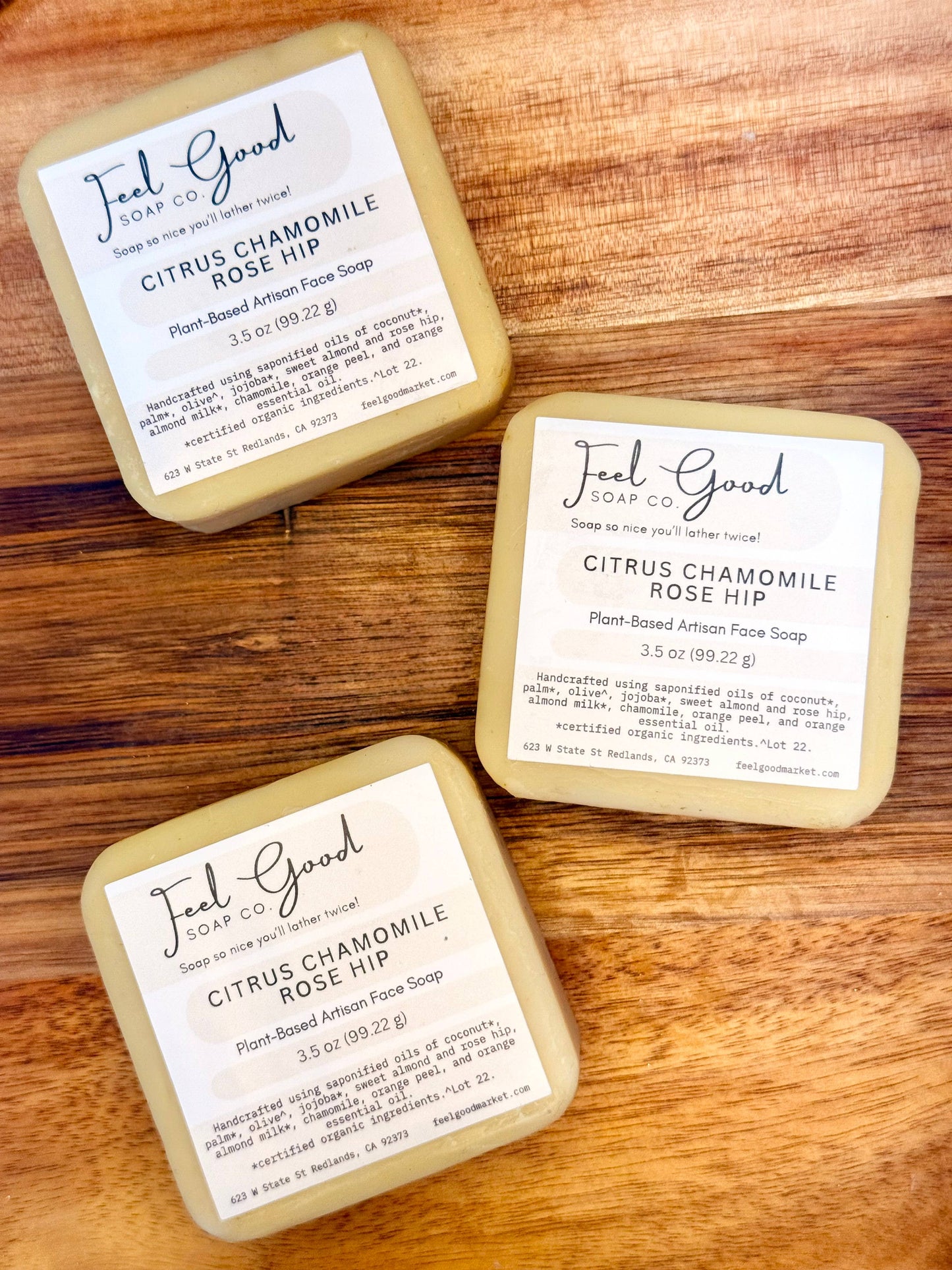 Mamas Handmade Sudsy Soaps - Citrus, Rose Hip & Chamomile Face Soap