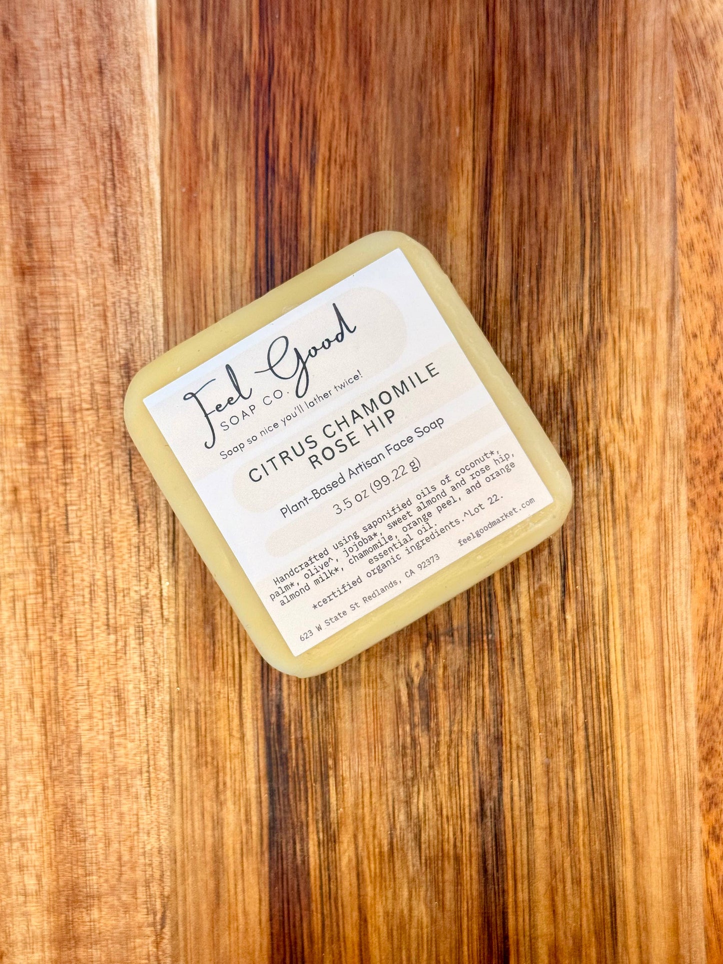 Mamas Handmade Sudsy Soaps - Citrus, Rose Hip & Chamomile Face Soap