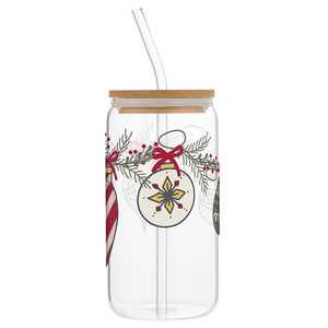 Santa Barbara Design Studio by Creative Brands - 16oz Glass Tumbler - Ornaments