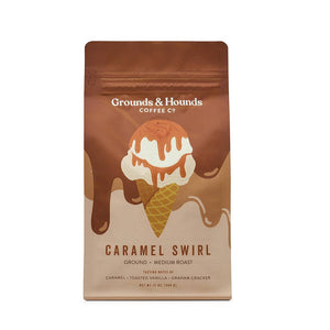Open image in slideshow, Grounds &amp; Hounds Coffee Co. - Caramel Swirl Coffee
