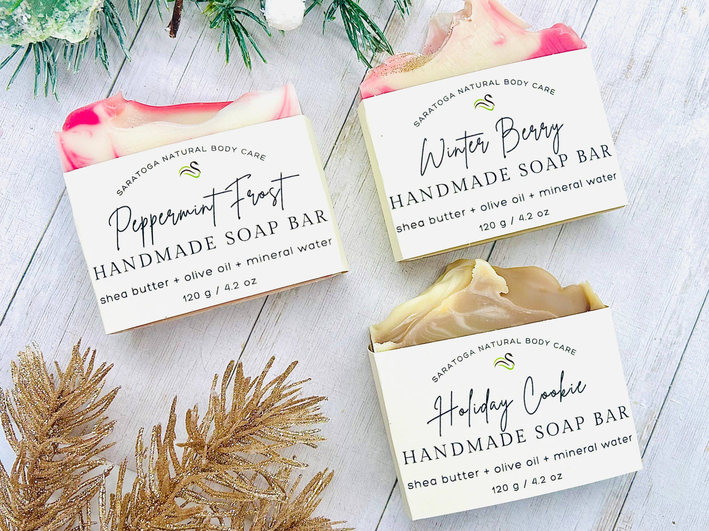 SPICED Cookie Handmade Soap Bar VEGAN WINTER