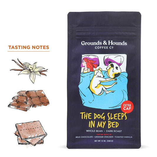 Grounds & Hounds Coffee Co. - The Dog Sleeps in My Bed Xtra Caf Coffee
