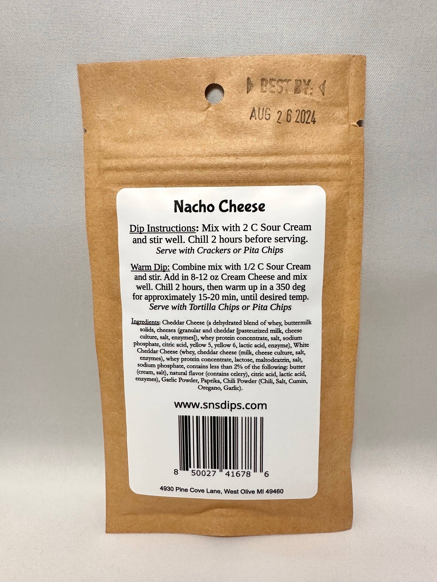 SnS Dips - Nacho Cheese Dip