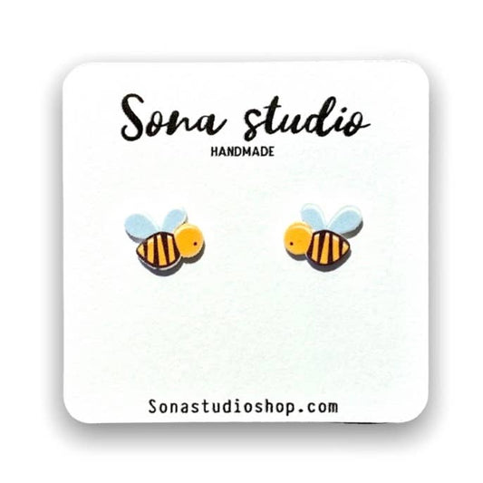 Sona Studio - Bumble Bee Earrings