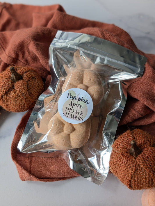 Pumpkin Spice Shower Steamers - Fall 2025