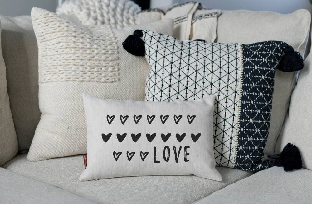 521handmade - Valentines Pillow, Heart Pillow, Love Pillow, Throw Pillow