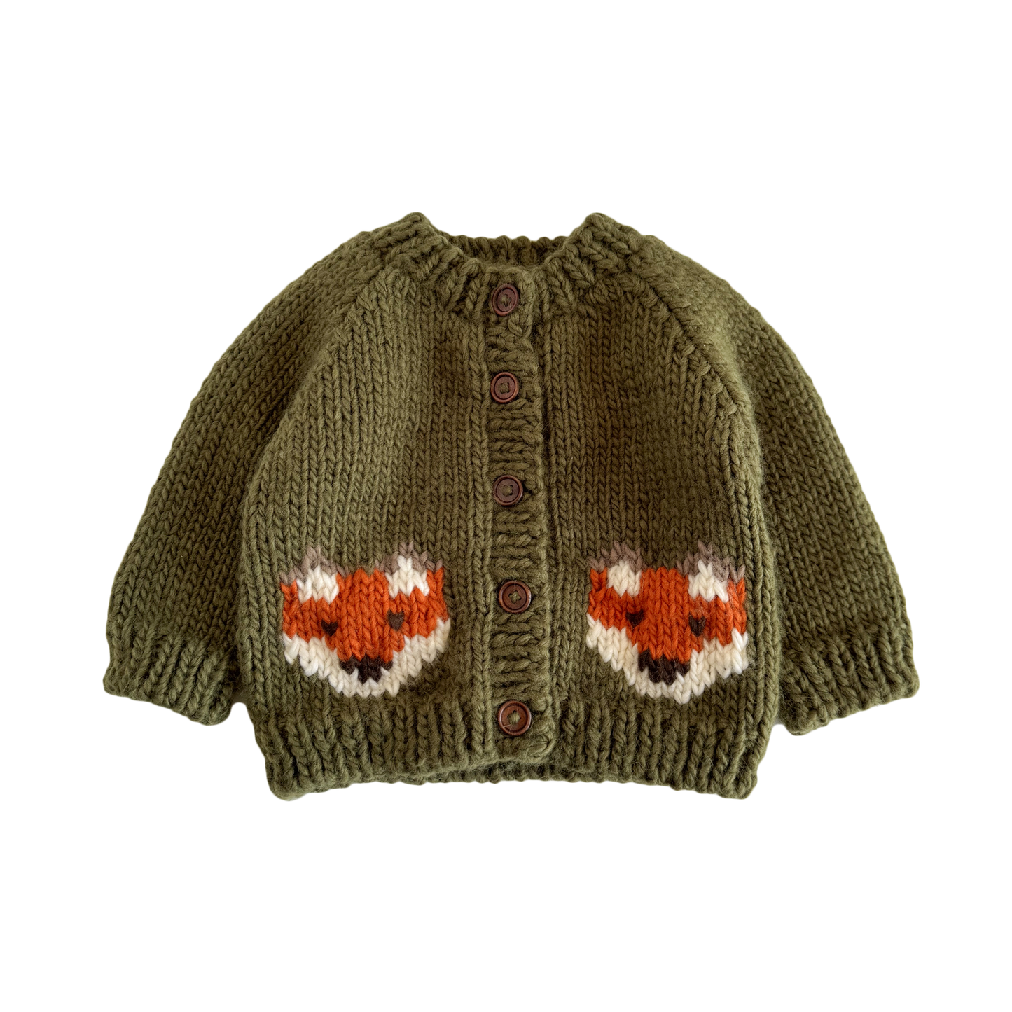 Figgy Friends - Fox Cardigan Sweater Toddler