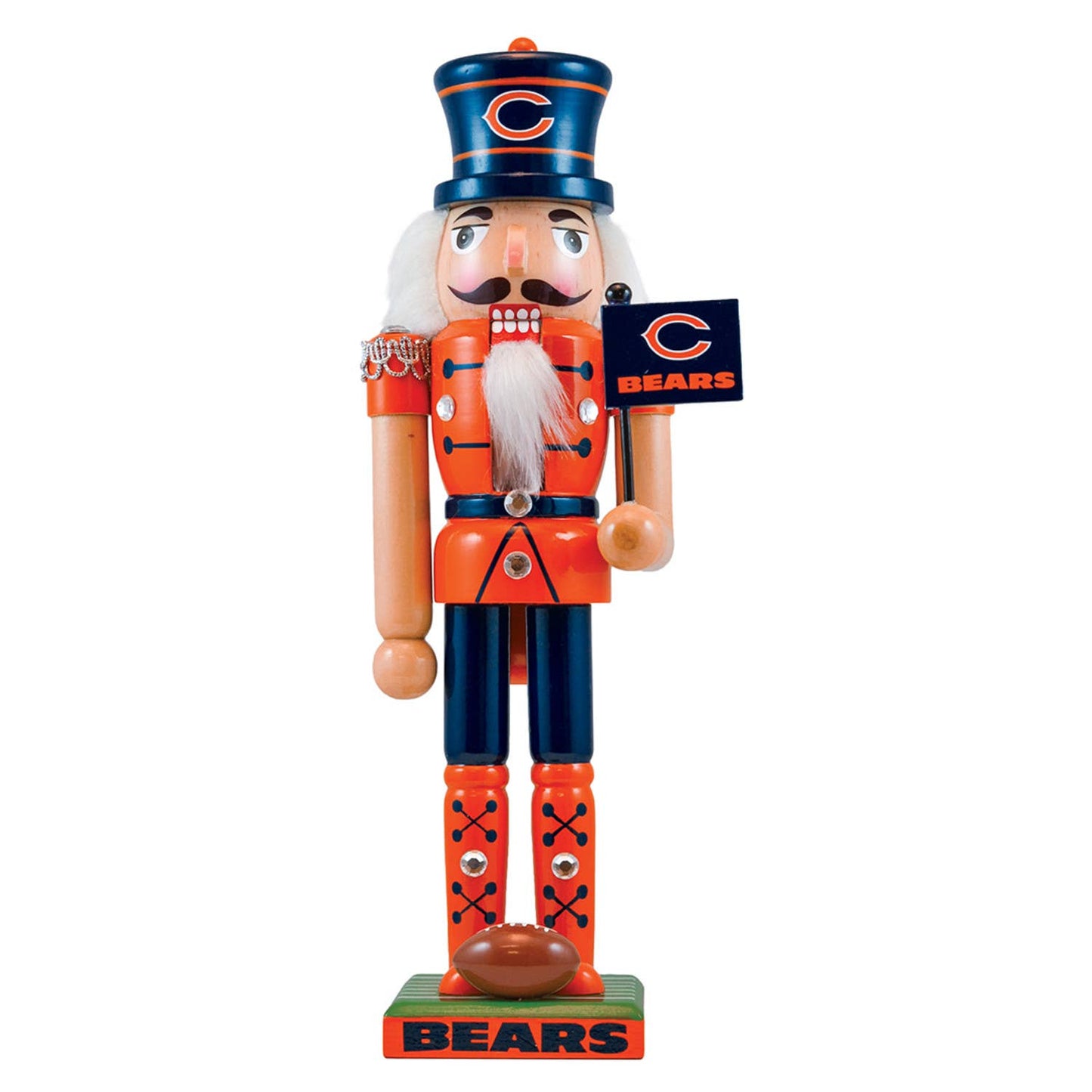Masterpieces Puzzles - Chicago Bears - Collectible Nutcracker