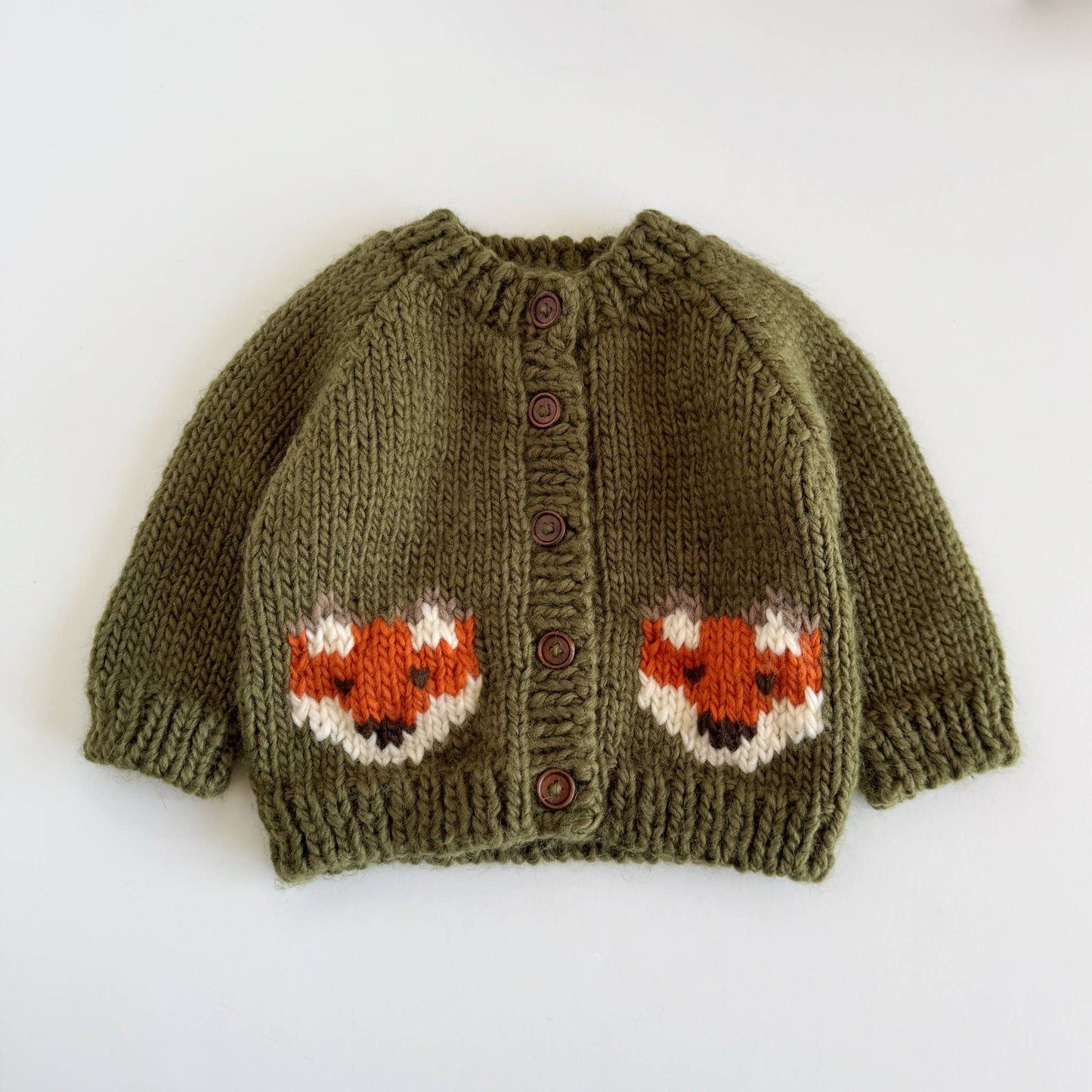 Figgy Friends - Fox Cardigan Sweater Toddler