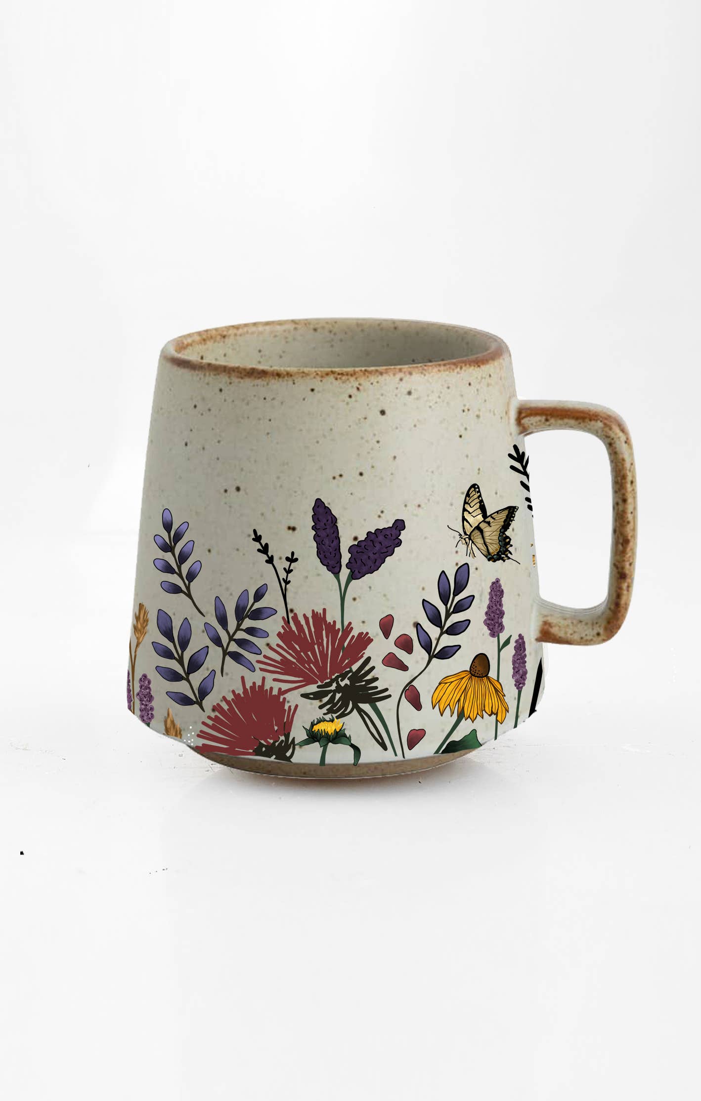 Artsy Em - Blooming Butterfly Stoneware Mug