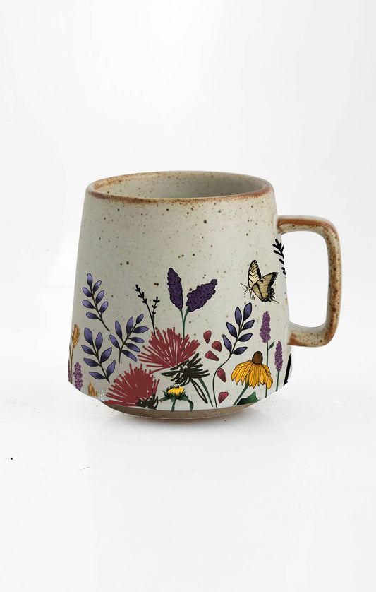 Artsy Em - Blooming Butterfly Stoneware Mug