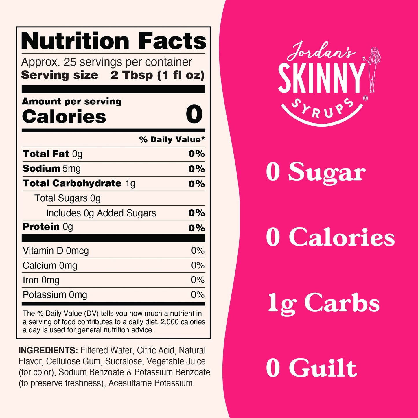 Jordan's Skinny Mixes - Sugar Free Sour Love Potion™ Syrup