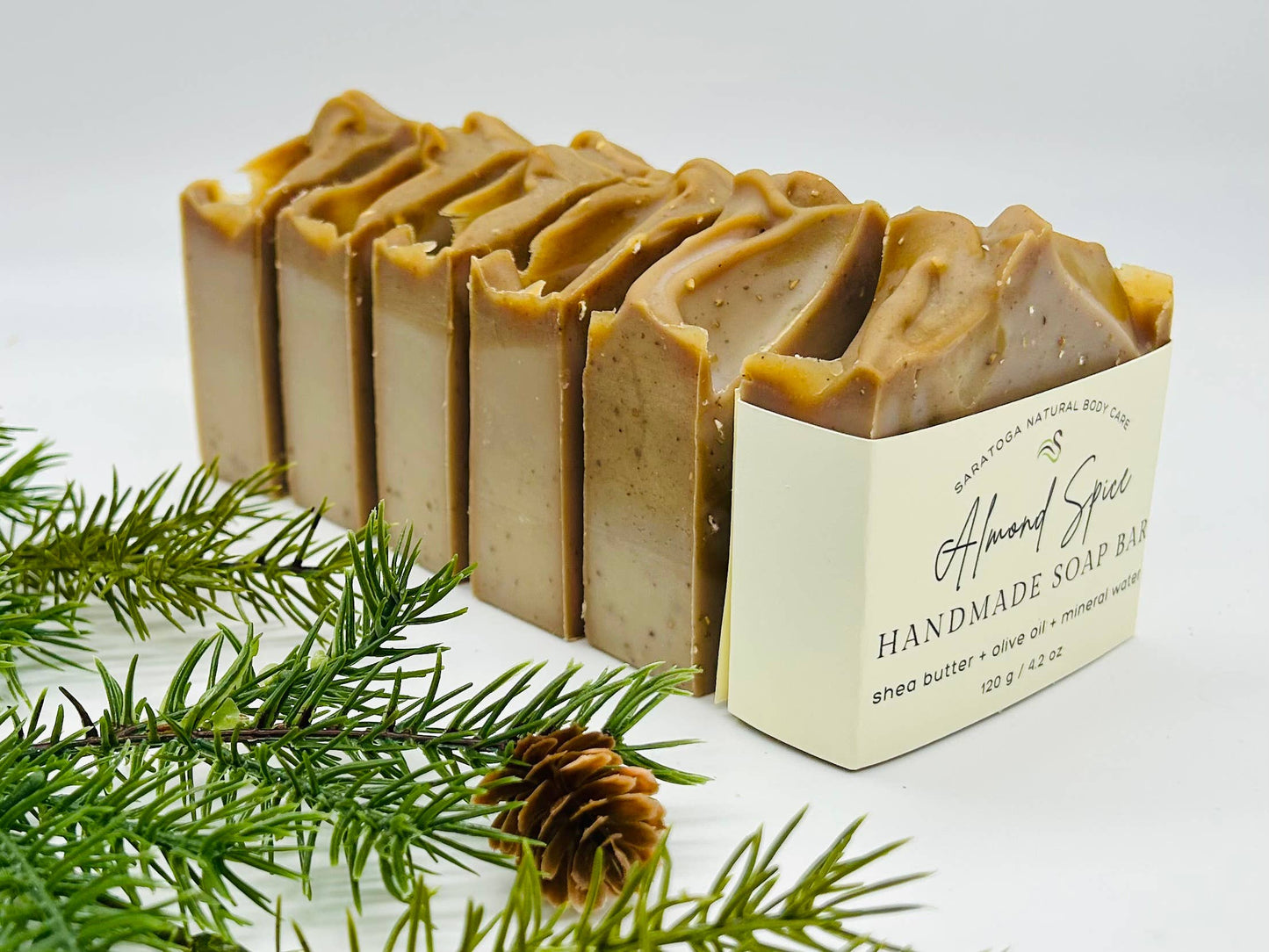Almond Spice Handmade Soap Bar