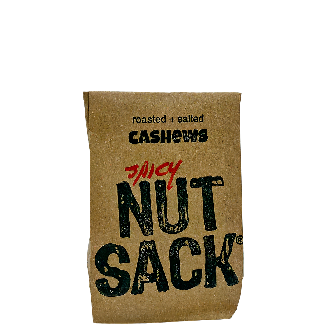 Nutsack Nuts - Spicy Cashews - Roasted Nuts
