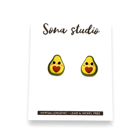 Sona Studio - Avocado Cutie Earrings
