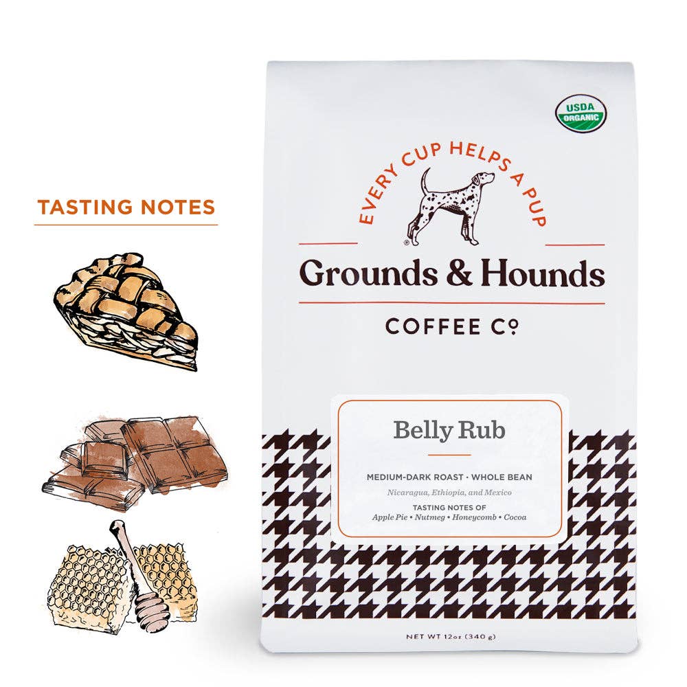 Grounds & Hounds Coffee Co. - Belly Rub Blend Ground Coffee