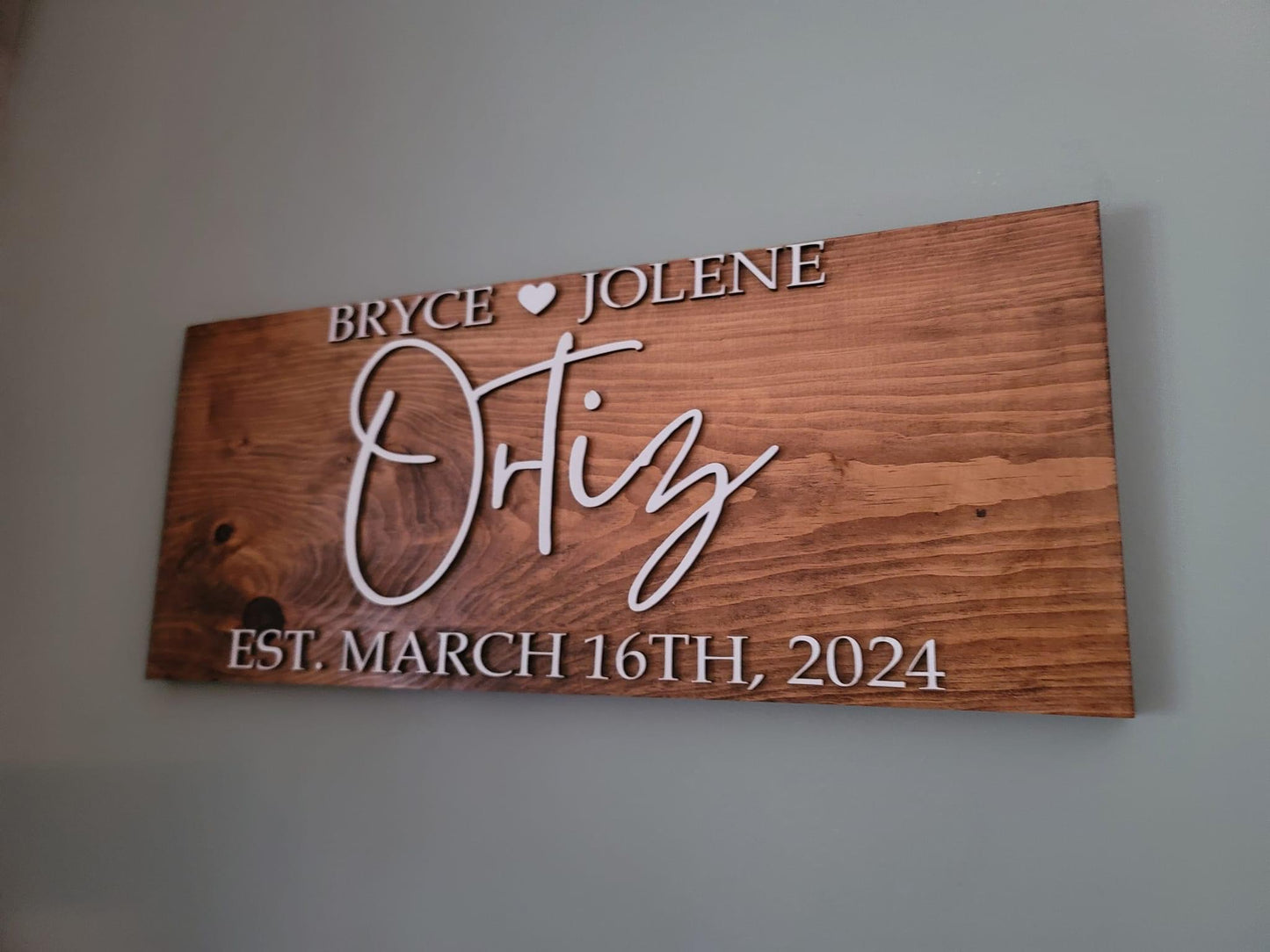 Wedding/Anniversary Sign- Made to Order