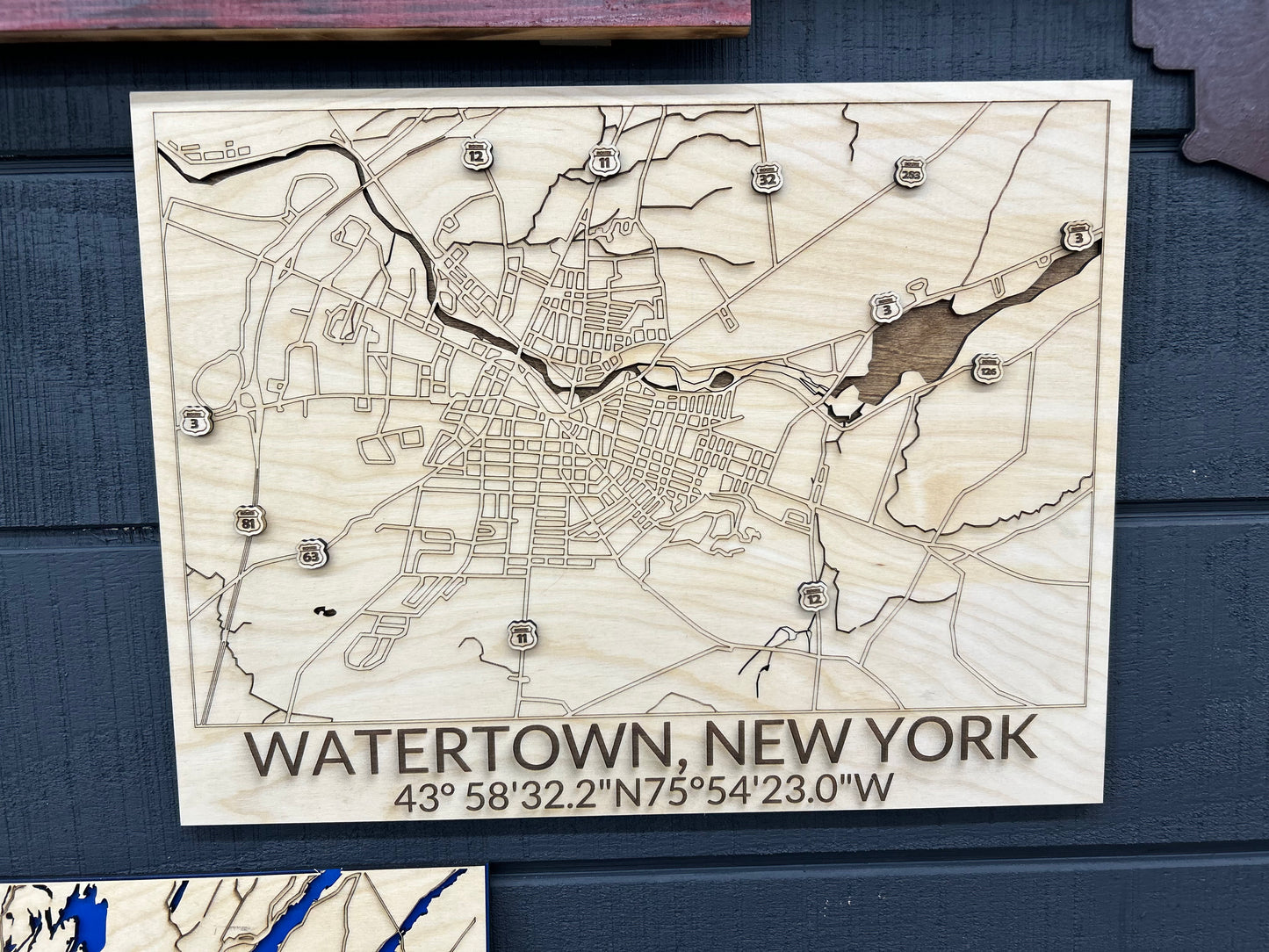Watertown Map- Made to Order