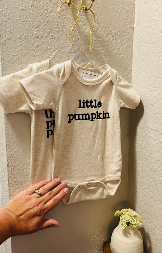 Little Pumpkin Baby Bodysuit | Fall Bodysuit | Halloween