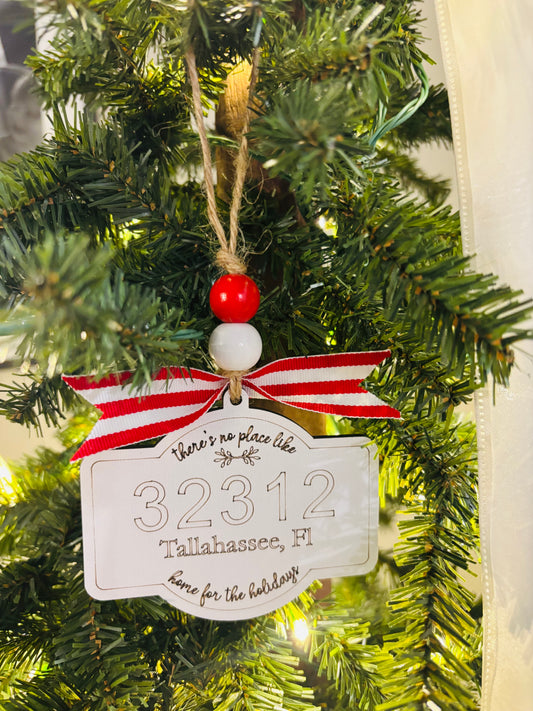 TALLAHASSEE Zip-code Ornaments