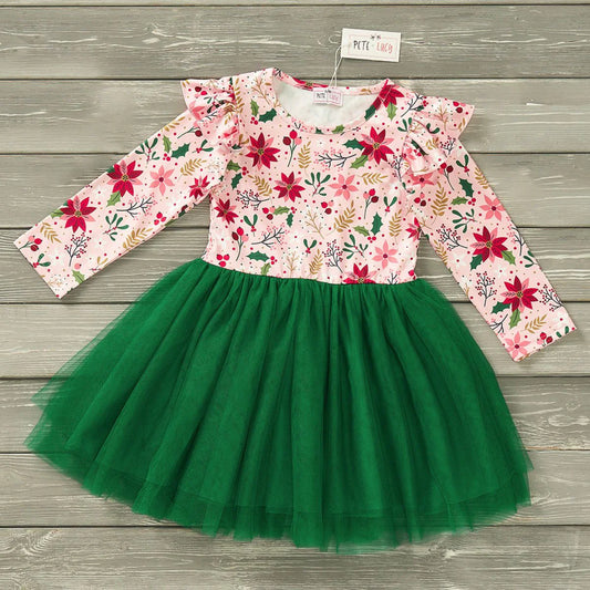 Poinsettias & Plaid - Dress