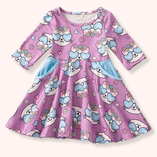 PURRFECTLY CUTE - DRESS