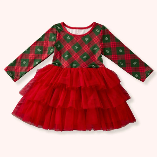 CHRISTMAS PLAID - TULLE DRESS