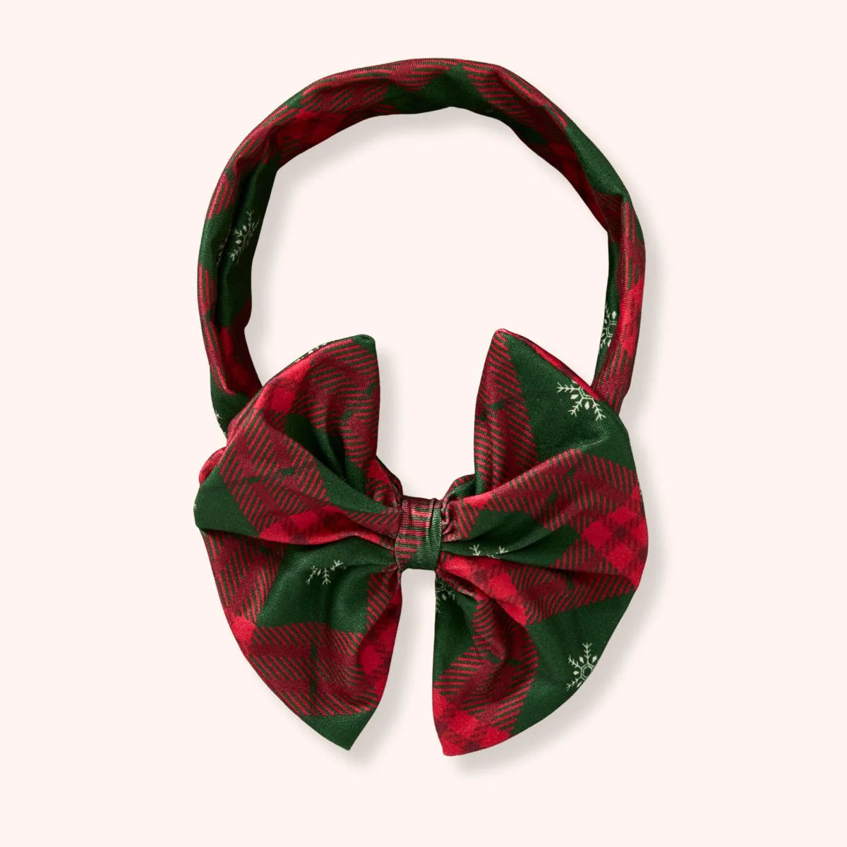 CHRISTMAS PLAID - BOW HEADBAND