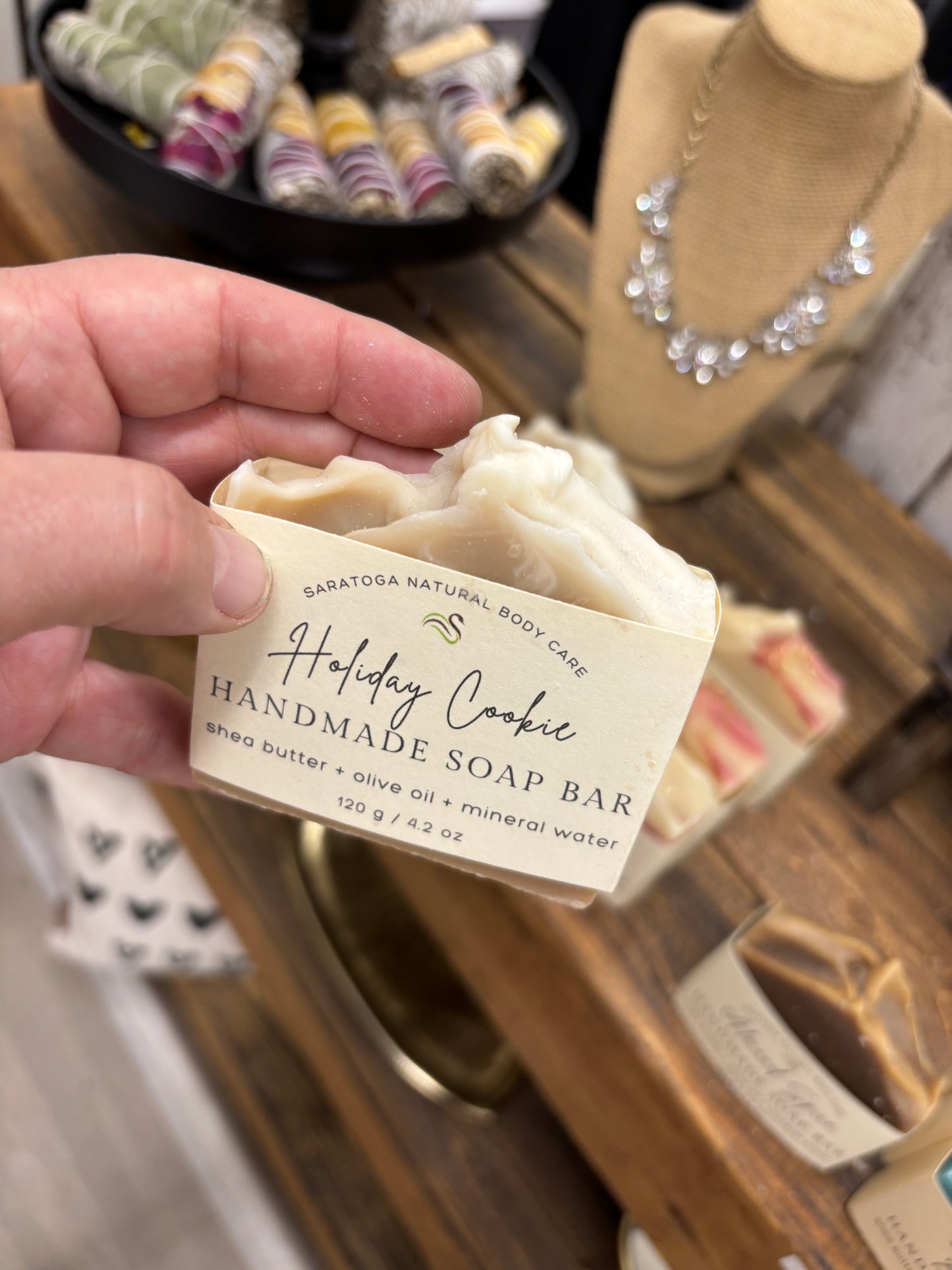 SPICED Cookie Handmade Soap Bar VEGAN WINTER