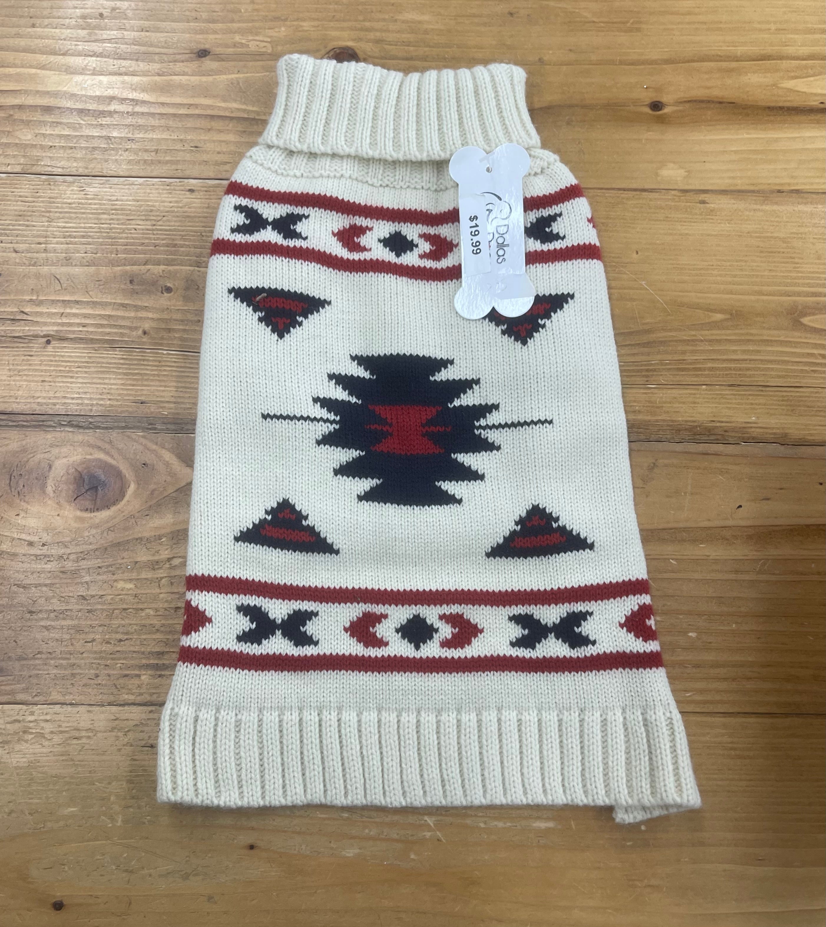 Aztec Dog Sweater