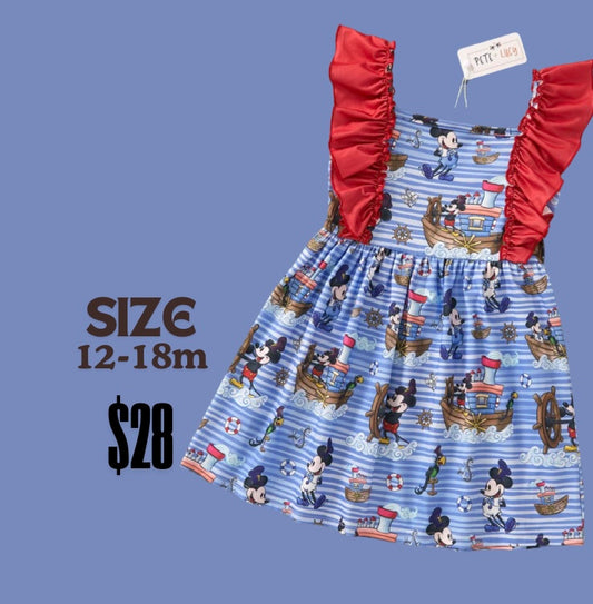 STEAMBOAT CAPTAIN - GIRL DRESS