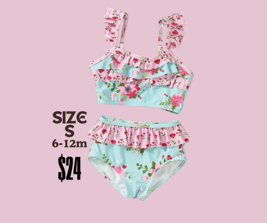 SWIM: VINTAGE FLORAL- TWO PIECE