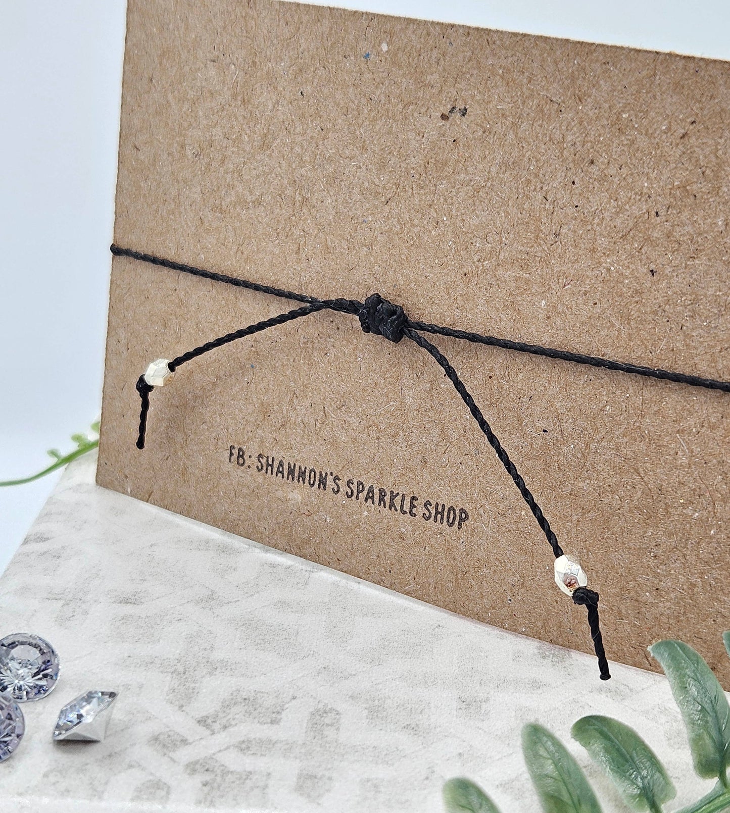 The Sparkle Shop - Handmade Morse Code Bracelet - Grandma