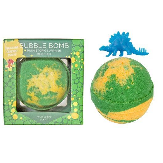 Two Sisters Spa - 1 Pack Dinosaur Bath Bombs for Kids with Toy Surprises