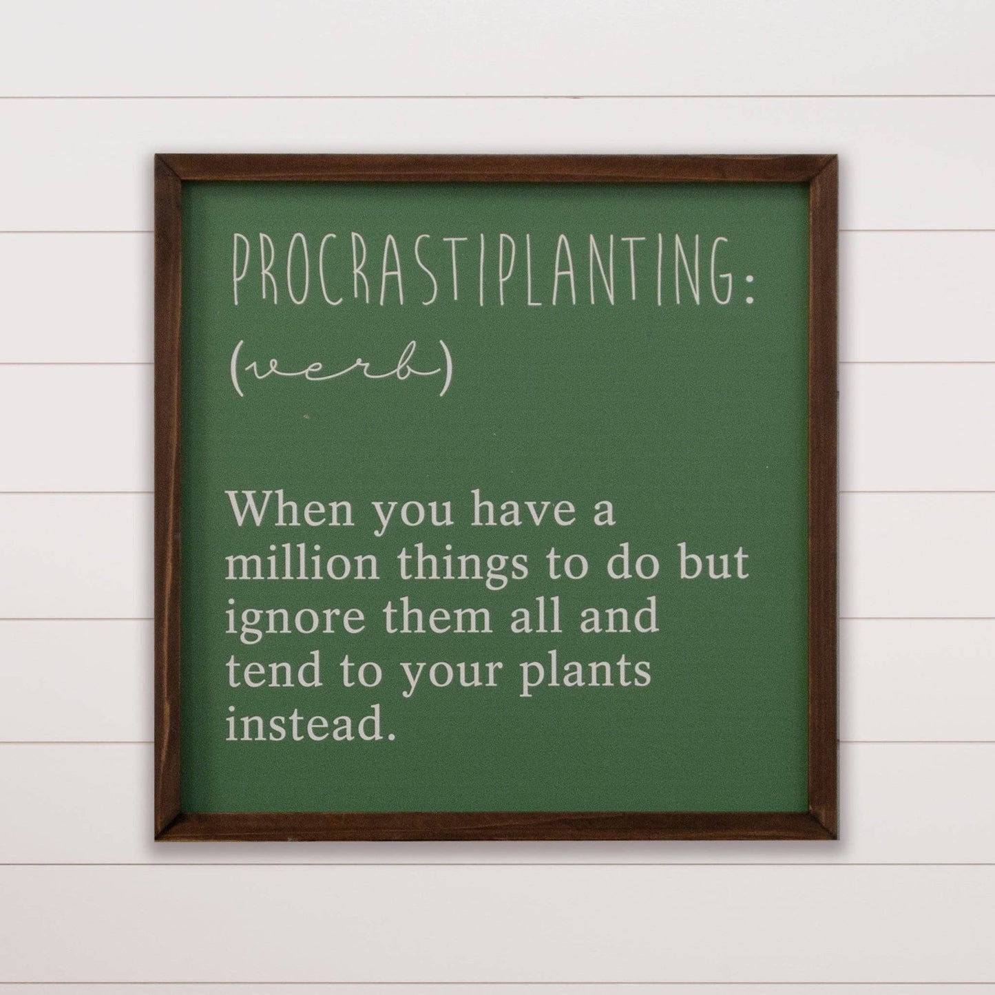 Audrey's - Sign - Procrastiplanting