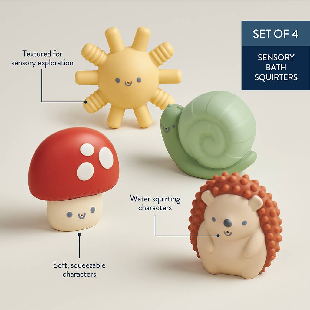 Itzy Ritzy - *NEW* Itzy Squirt™ 4-pack of Soft Bath Toys