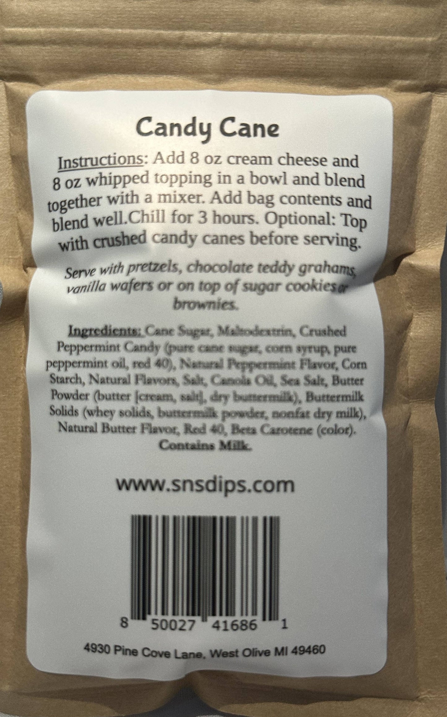 SnS Dips - Candy Cane Dip Mix