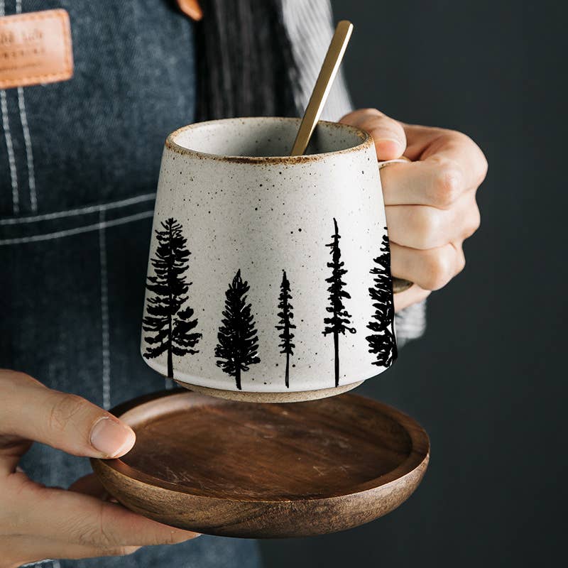 Artsy Em - Evergreen Stoneware Mug