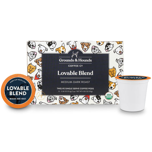 Grounds & Hounds Coffee Co. - Lovable Blend Single Serve Coffee Pods
