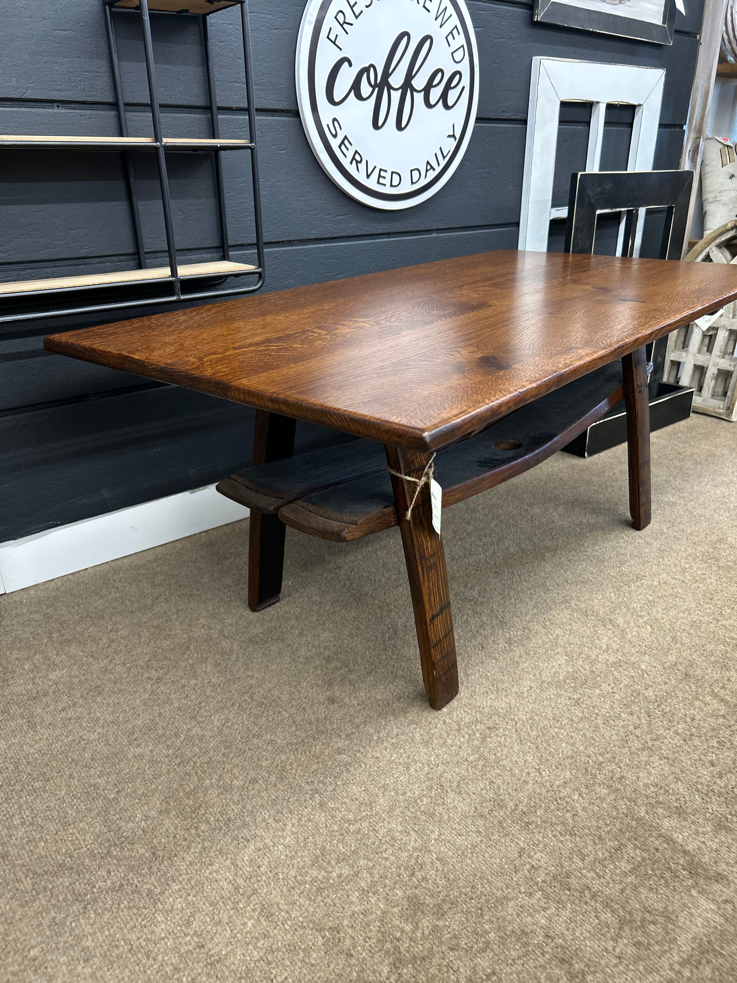 2215 Oak Coffee Table-LOCAL PICKUP ONLY