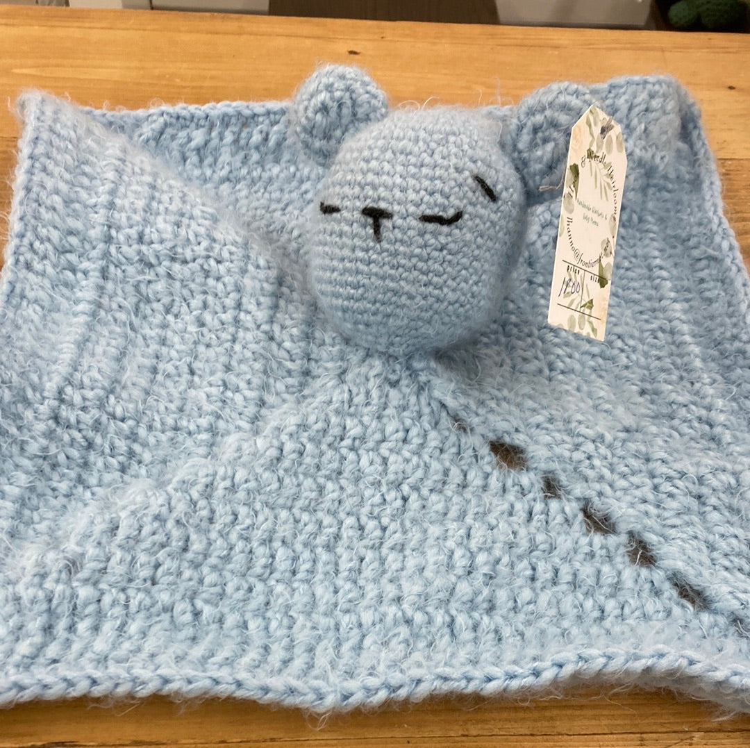 (121) Blue Bunny Lovey-Made to Order