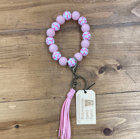 Wristlet, Breast Cancer Ribbon