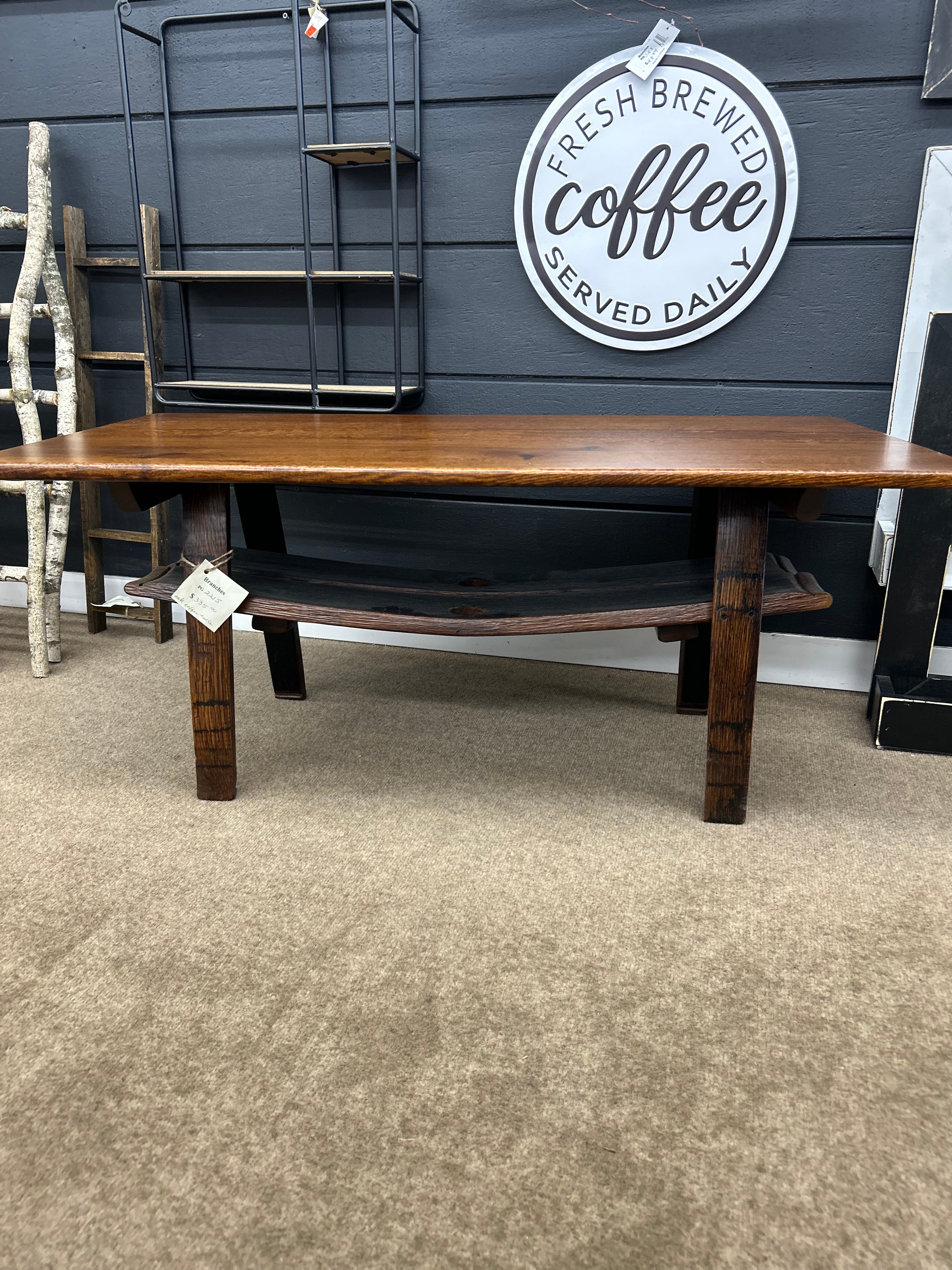2215 Oak Coffee Table-LOCAL PICKUP ONLY