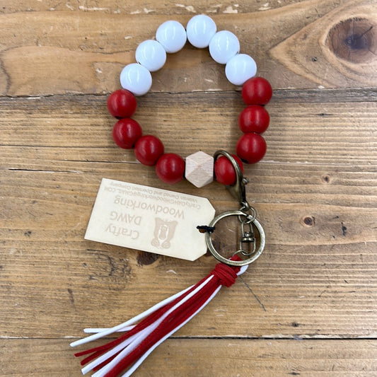 Wristlet, Red and White